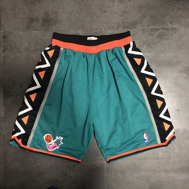 Men NBA #95 all star Green Shorts 0416